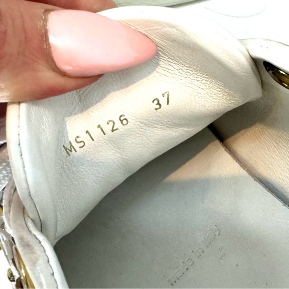 Auth Louis Vuitton Frontrow Blooming Blossom Floral Sneakers 37 7 - Picture 8 of 9